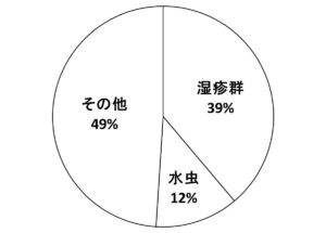 皮膚疾患の種類の図